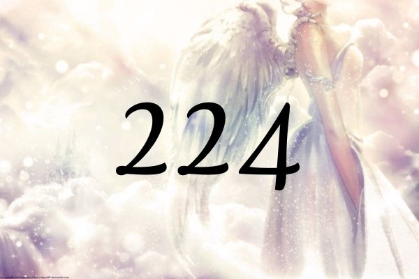 天使數字224的意義是『天使們將會幫助您增強信仰的力量』