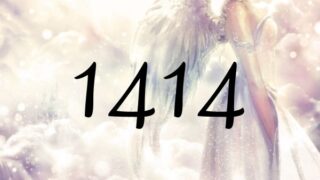 天使數字1414的意義是『請不要擔心，天使們在你我身旁』