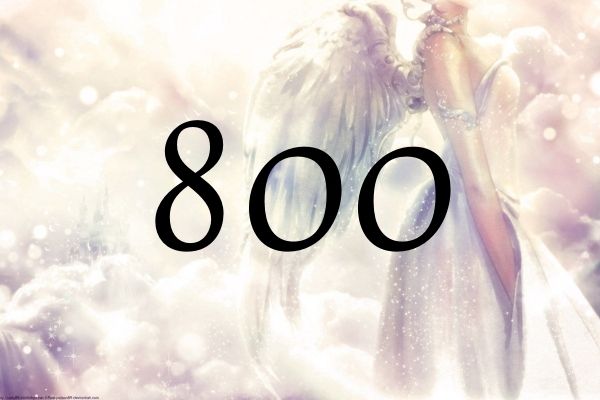 天使數字800的意義是『這個世界的富足是有保證的』